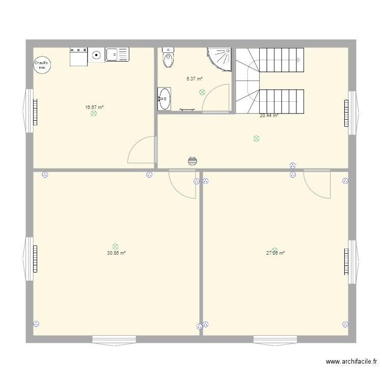 garage étage 2. Plan de 0 pièce et 0 m2