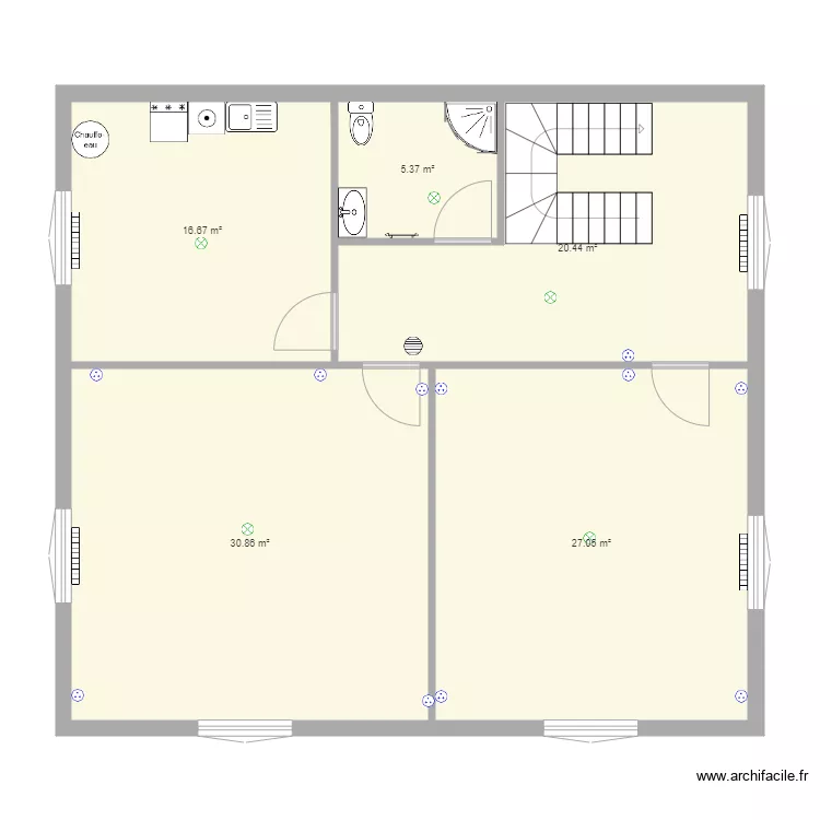 garage &eacute;tage 2. Plan de 