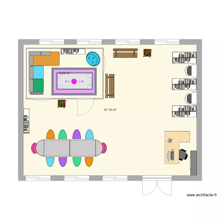 point lecture grande salle 2. Plan de 