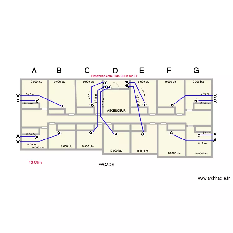 Clim 1 ET. Plan de Clim 1 ET. Plan de