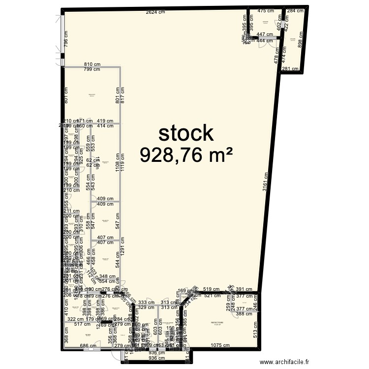 alexis mesure. Plan de 31 pièces et 1423 m2