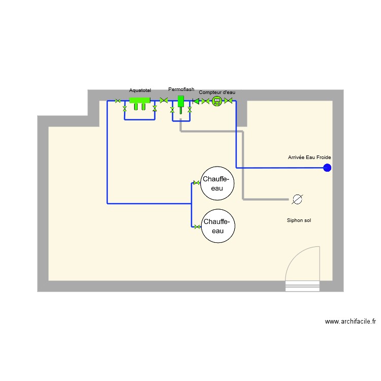 VITR Q3 Traitement Eau Plan AP Travaux. Plan de 0 pièce et 0 m2