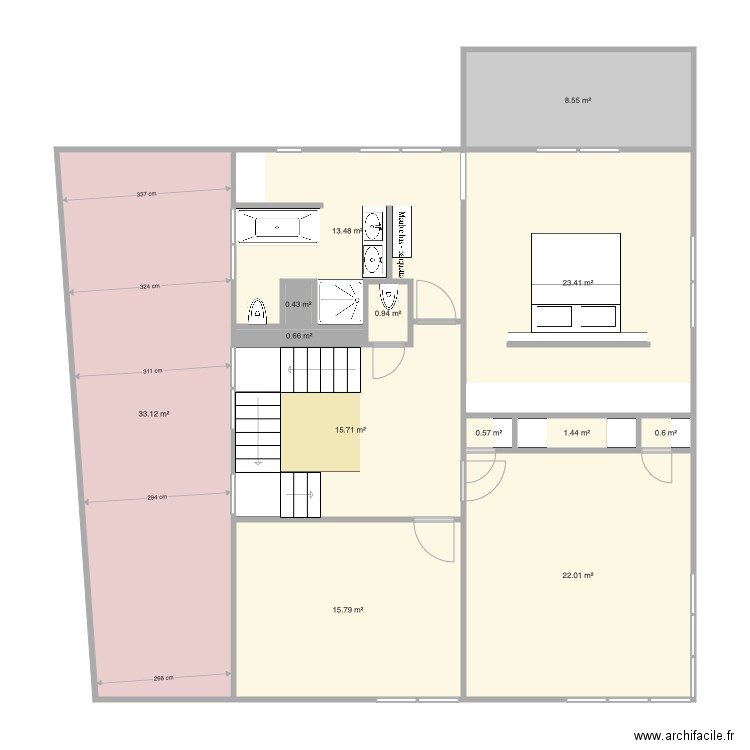 Raquette 1er V8. Plan de 0 pièce et 0 m2