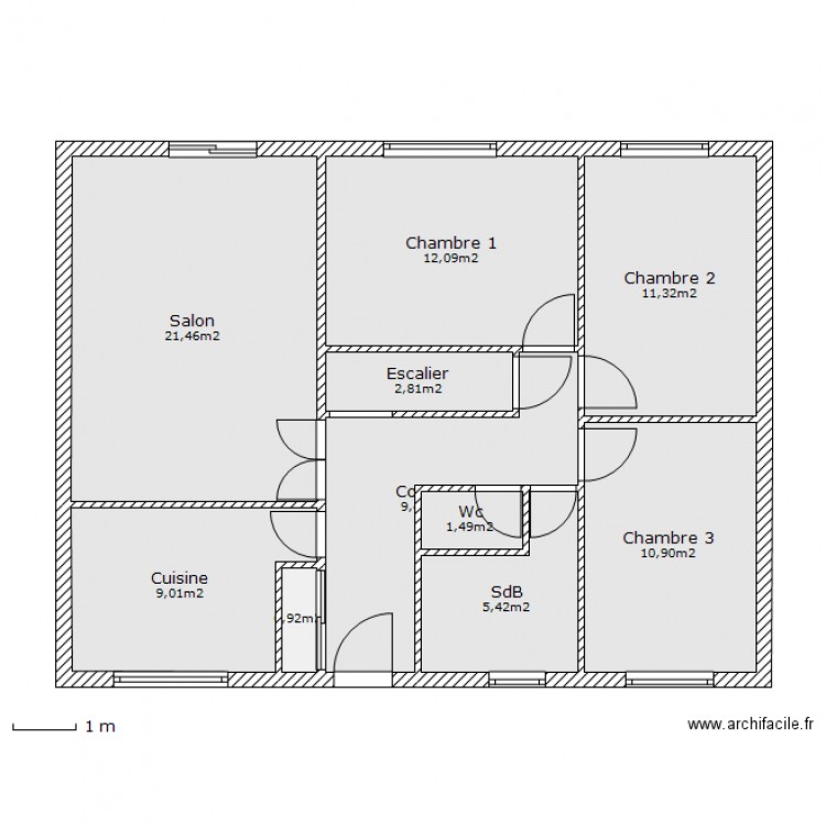 Fred et Cyrielle. Plan de 0 pièce et 0 m2