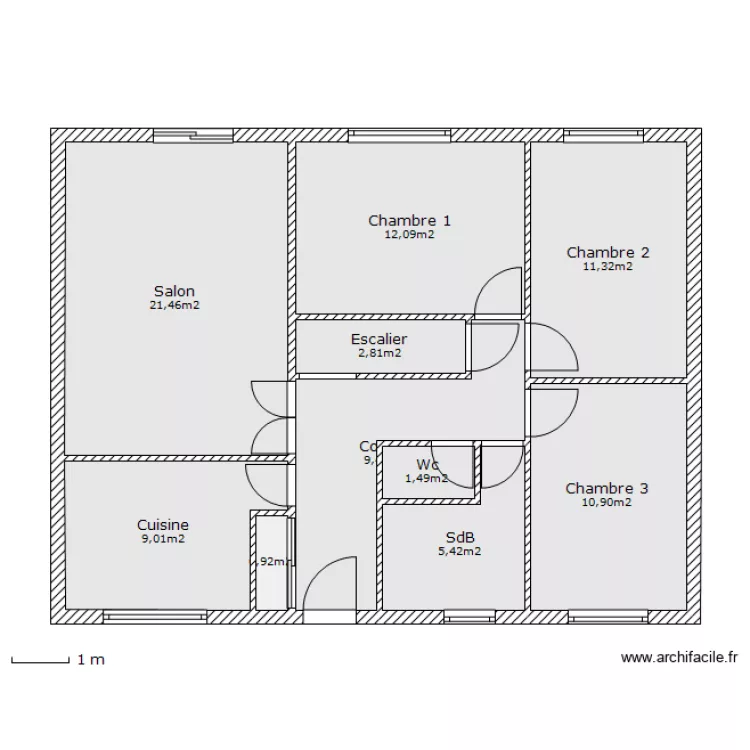 Fred et Cyrielle. Plan de 