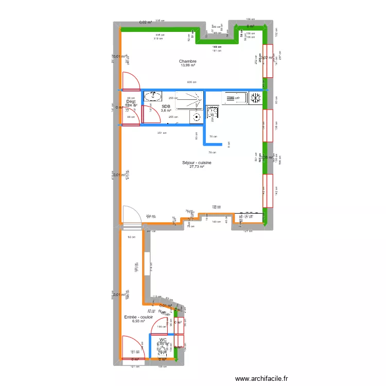 Humbert - Projet. Plan de 