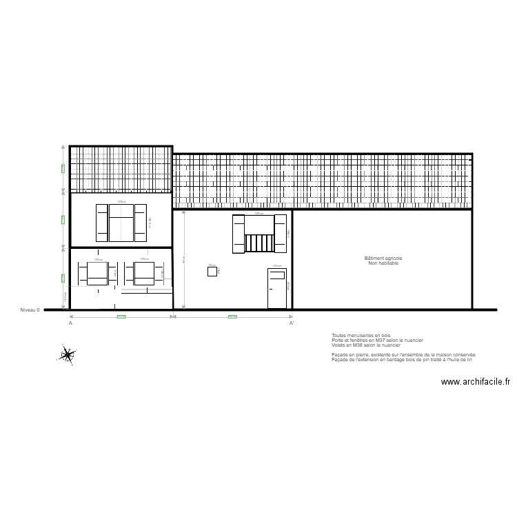 okjohoi. Plan de 0 pièce et 0 m2