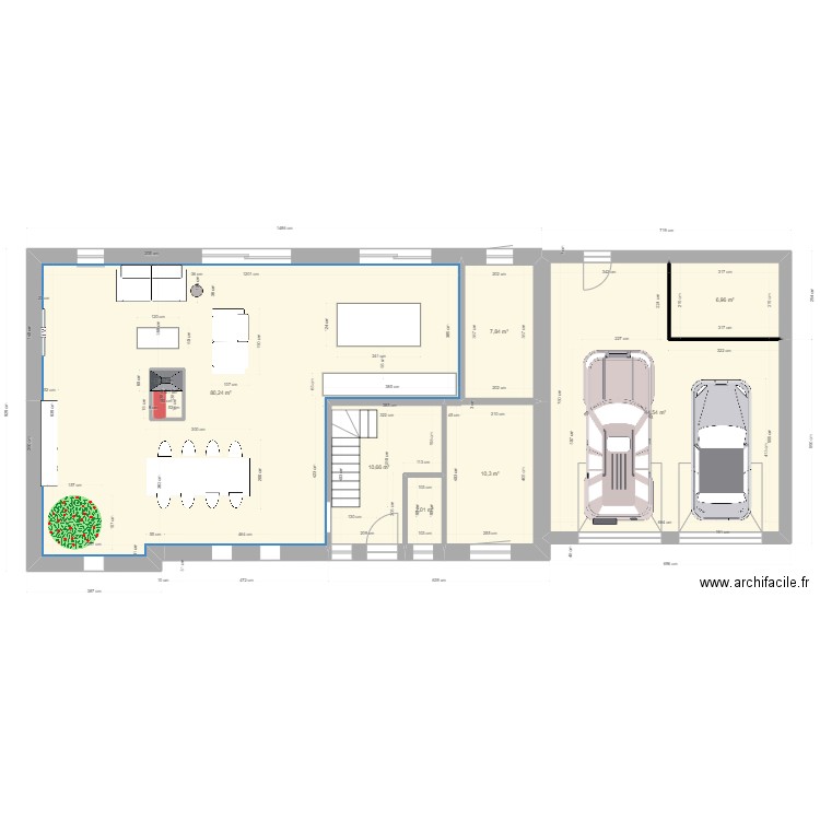 maison 2023-version octobre avec ouverture. Plan de 0 pièce et 0 m2