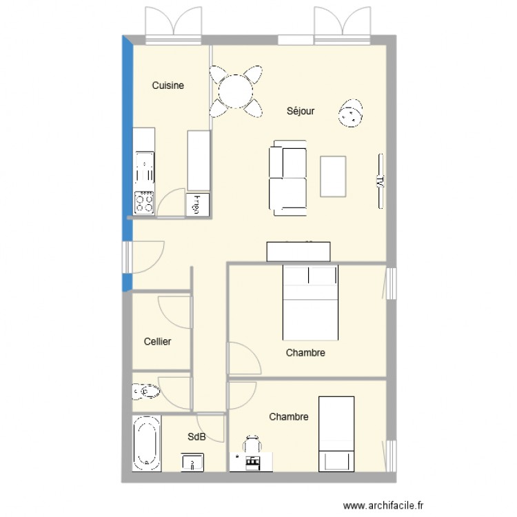 Chollet app. Plan de 0 pièce et 0 m2