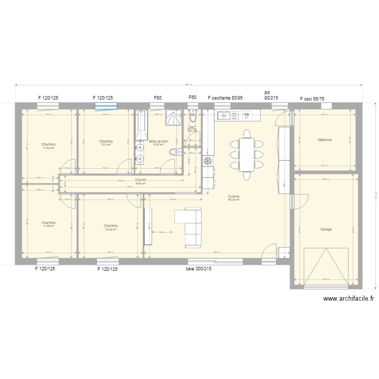 nouveau plan norman. Plan de 0 pièce et 0 m2