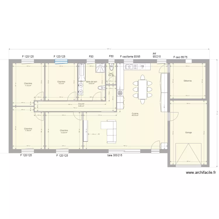 nouveau plan norman. Plan de 