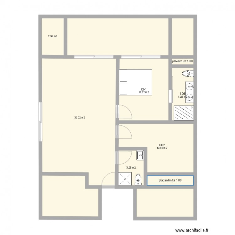 plan GC2. Plan de 0 pièce et 0 m2