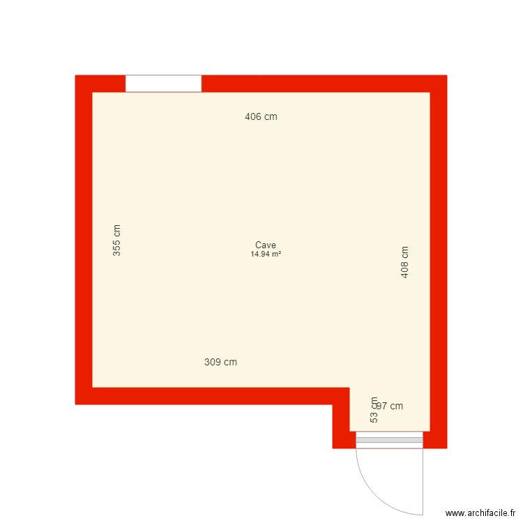 BI 3540 cave  cÔté. Plan de 0 pièce et 0 m2