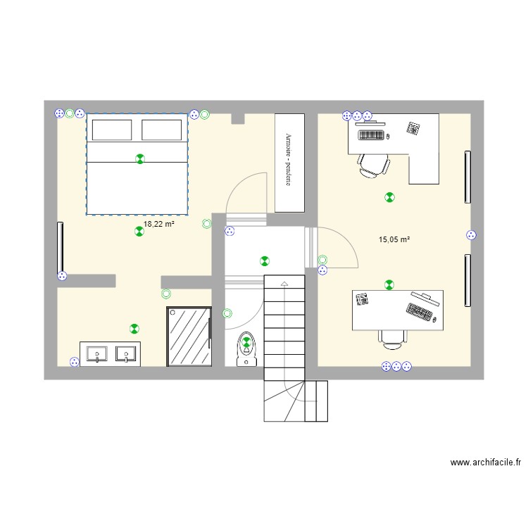 Combles2Almeida. Plan de 0 pièce et 0 m2