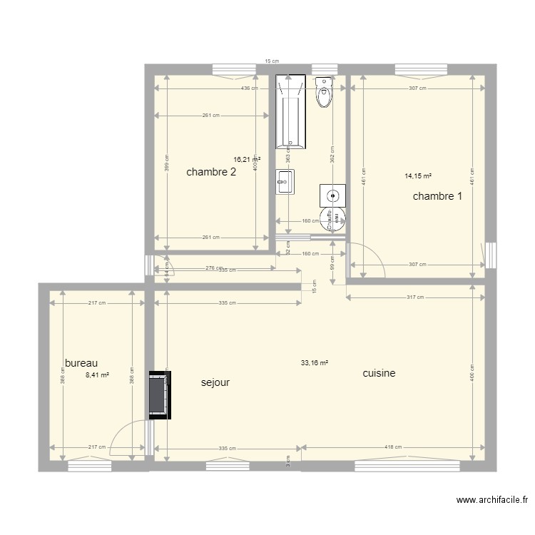 projet hauchecorne. Plan de 0 pièce et 0 m2