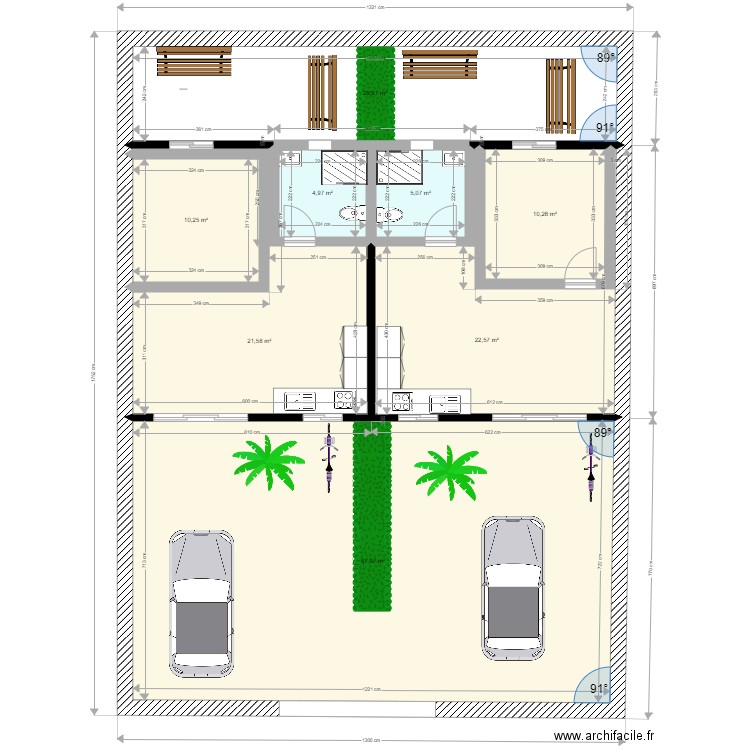 2F2 DT 425. Plan de 0 pièce et 0 m2