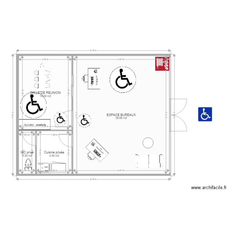 PLAN AGENCE 2. Plan de 0 pièce et 0 m2