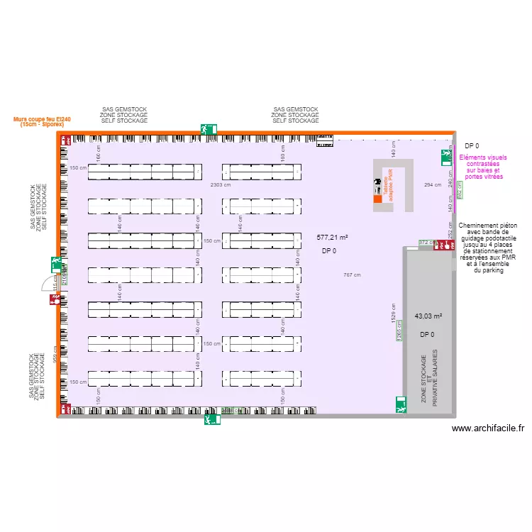 AU VIDE GRENIER APRES TRAVAUX. Plan de 