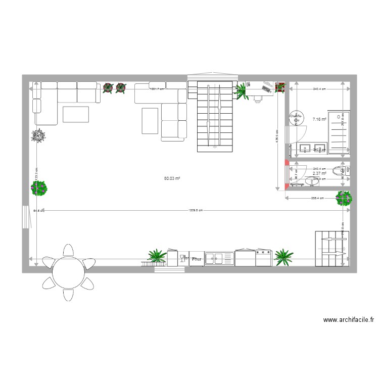 La Maison LOft RDC 2018 Octobre. Plan de 0 pièce et 0 m2