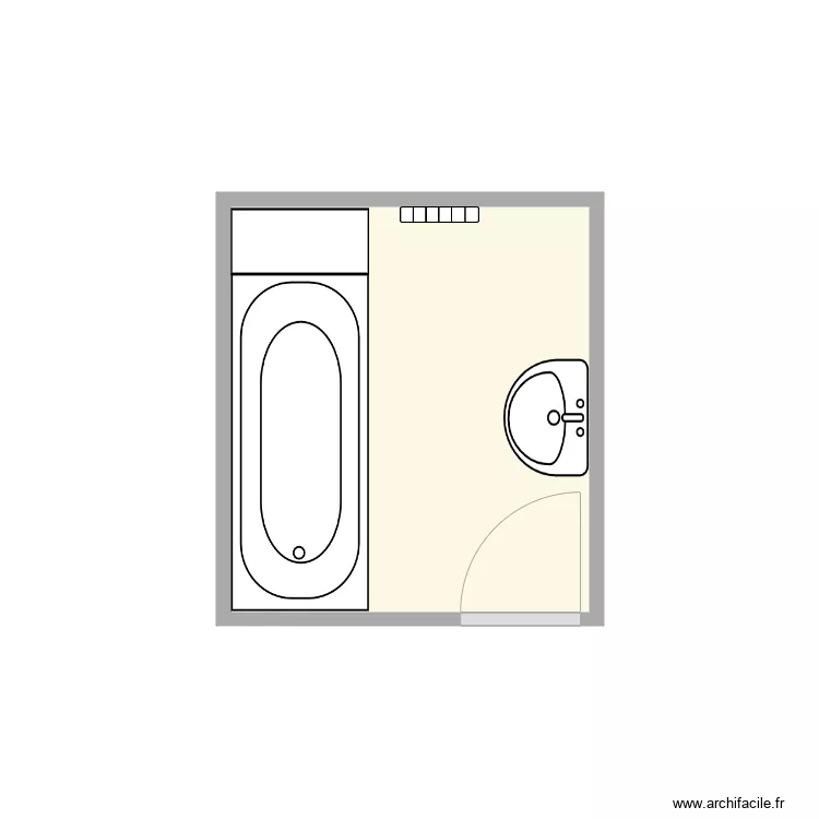 Plan avant travaux Puillandre. Plan de 