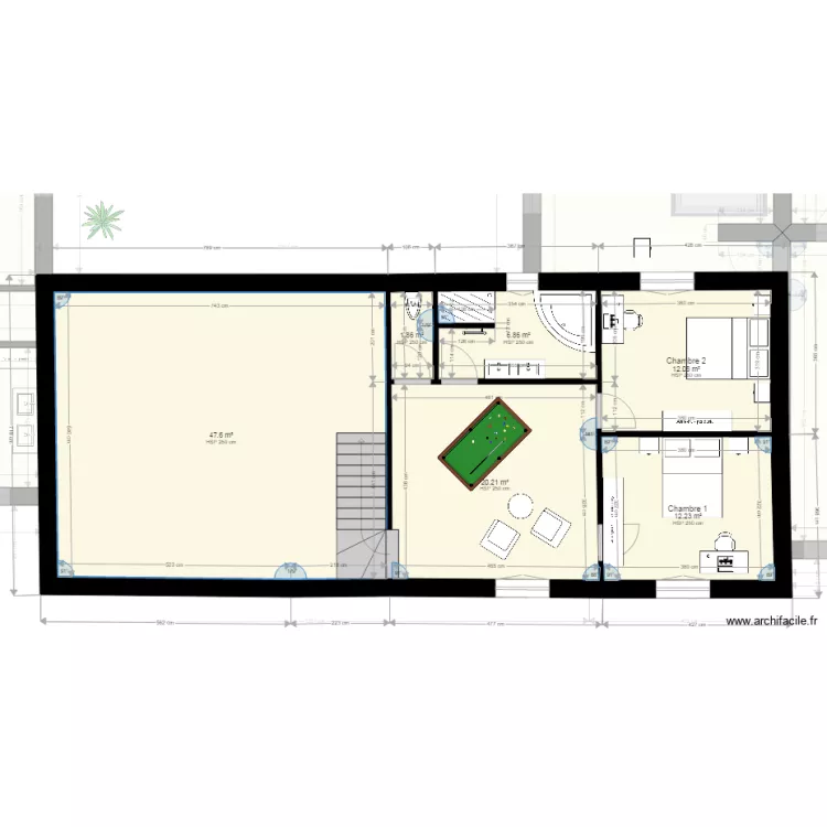 Projet maison v5. Plan de 