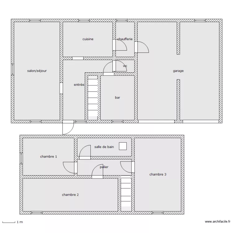 GALLAND ENSEMBLE. Plan de 
