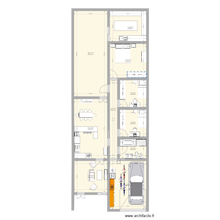 Casa 20. Plan de 0 pièce et 0 m2