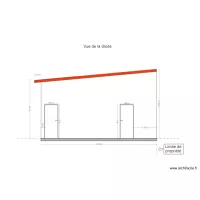 PLAN DE FACADE DROIT