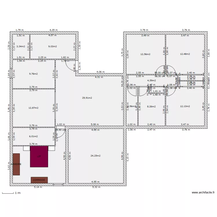 maison 1. Plan de maison 1. Plan de