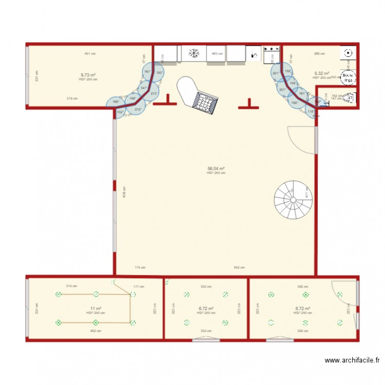 Maison Habitation ST CLAIR Electricité. Plan de 0 pièce et 0 m2