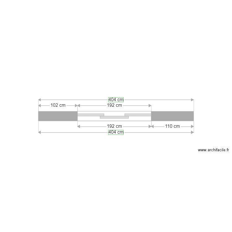 85 etage facade. Plan de 0 pièce et 0 m2