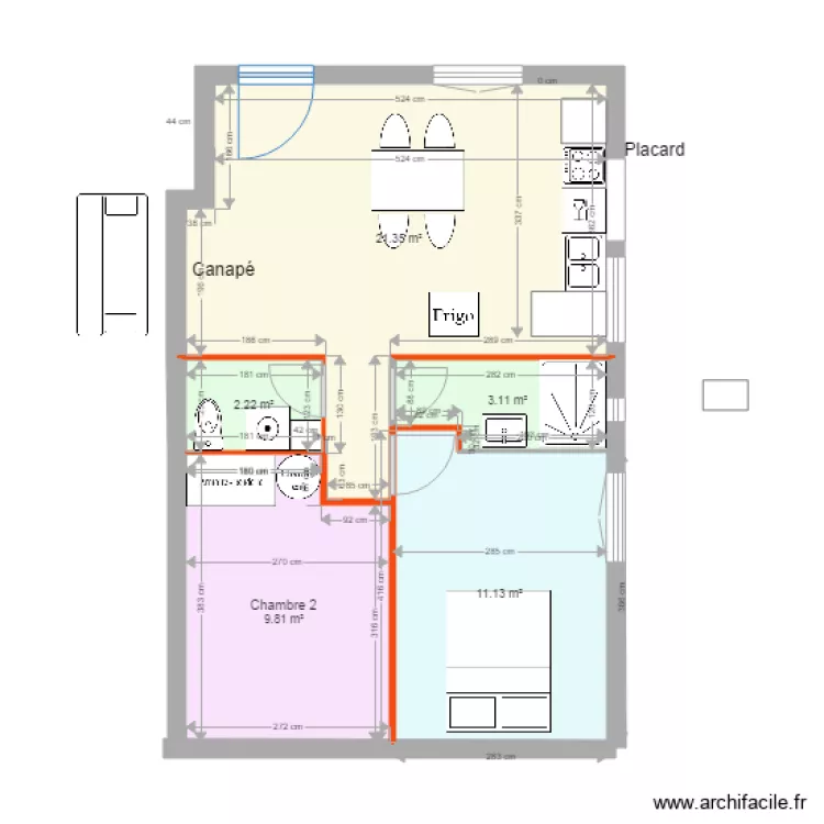 AptSoleMioV8. Plan de 