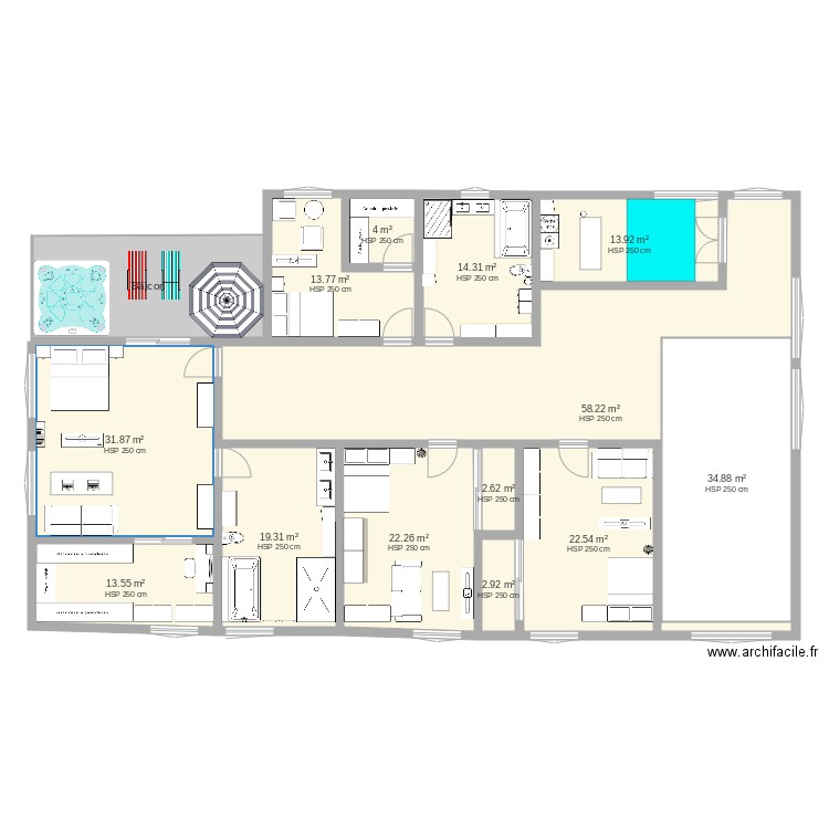 Maison de rêve 3. Plan de 0 pièce et 0 m2