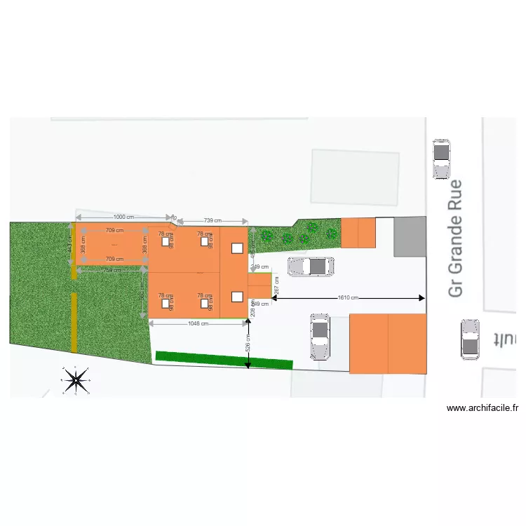 PC3 Plan masse apr&eacute;s. Plan de 