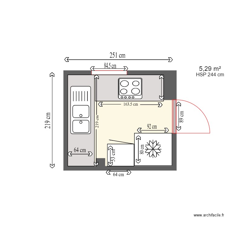 cuisine 2. Plan de 0 pièce et 0 m2