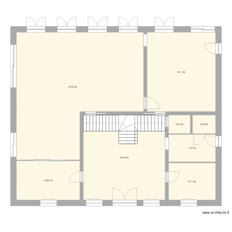 RDC Vertain. Plan de 0 pièce et 0 m2
