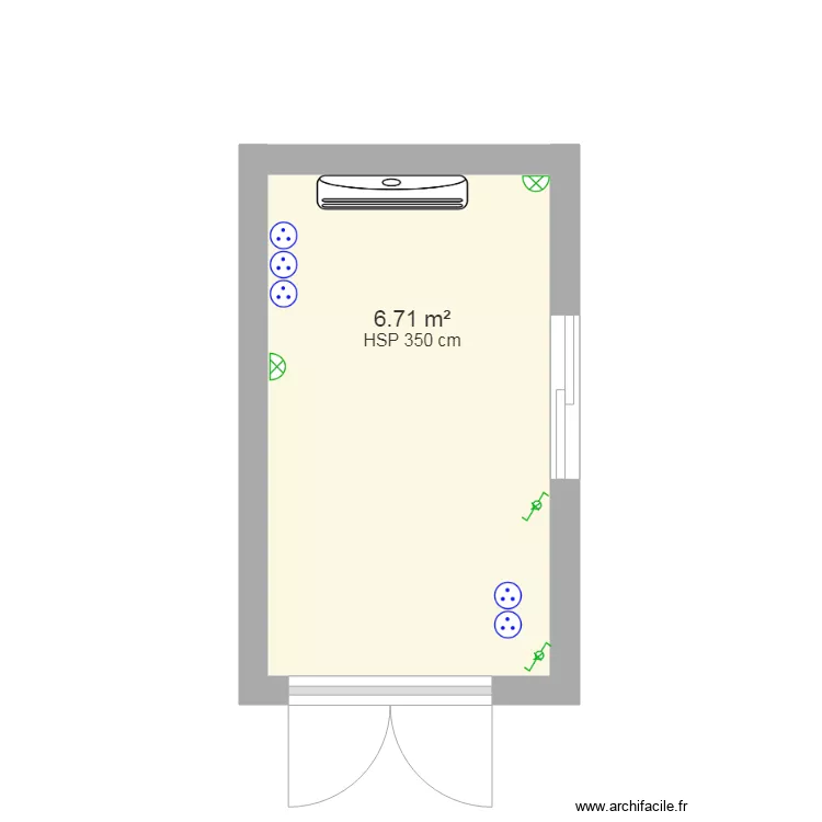 plan bureau Ucsa  cot&eacute;. Plan de 