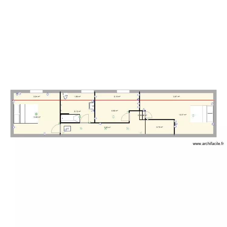 Plan Final etage voray sur l ognon. Plan de Plan Final etage voray sur l ognon. Plan de