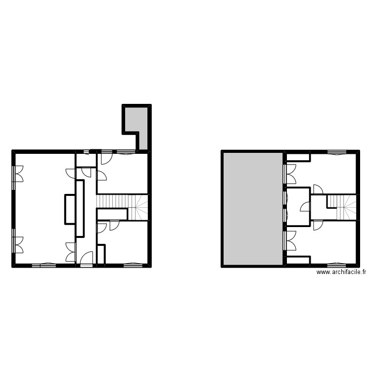 EVESQUE. Plan de 17 pièces et 165 m2