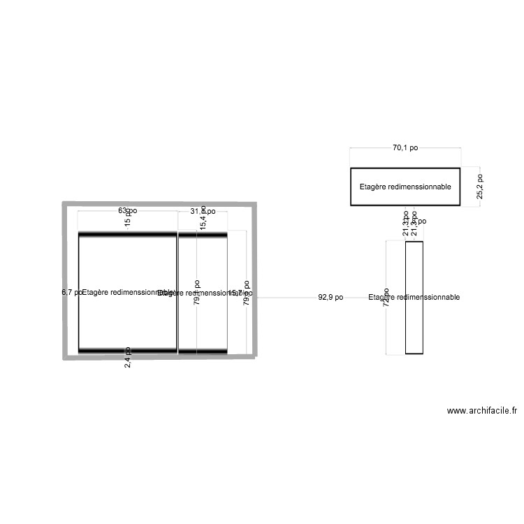 stef. Plan de 0 pièce et 0 m2