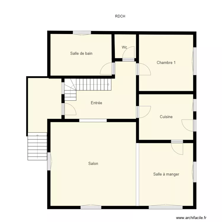 Croquis HORN Rch. Plan de 