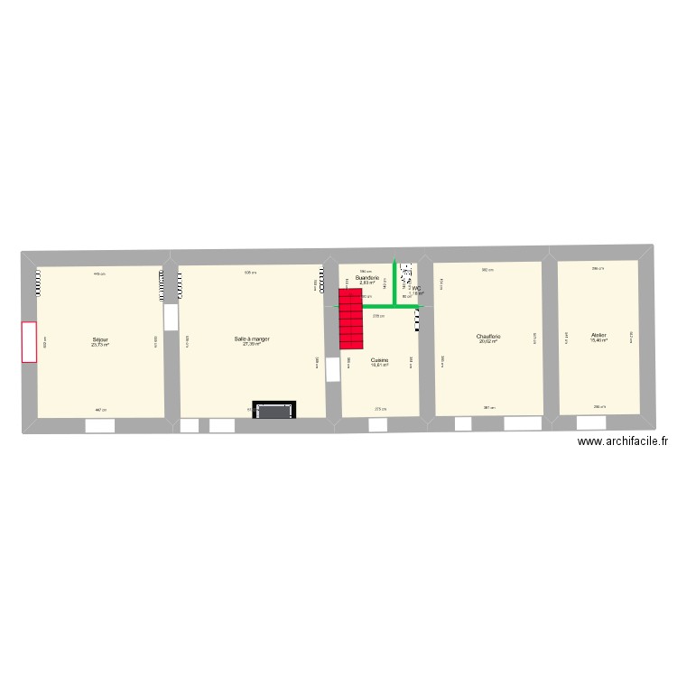 Vuchot - Projet RDC. Plan de 0 pièce et 0 m2