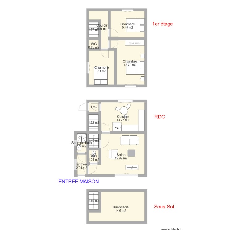 PERARD. Plan de 0 pièce et 0 m2 PERARD. Plan de 0 pièce et 0 m2