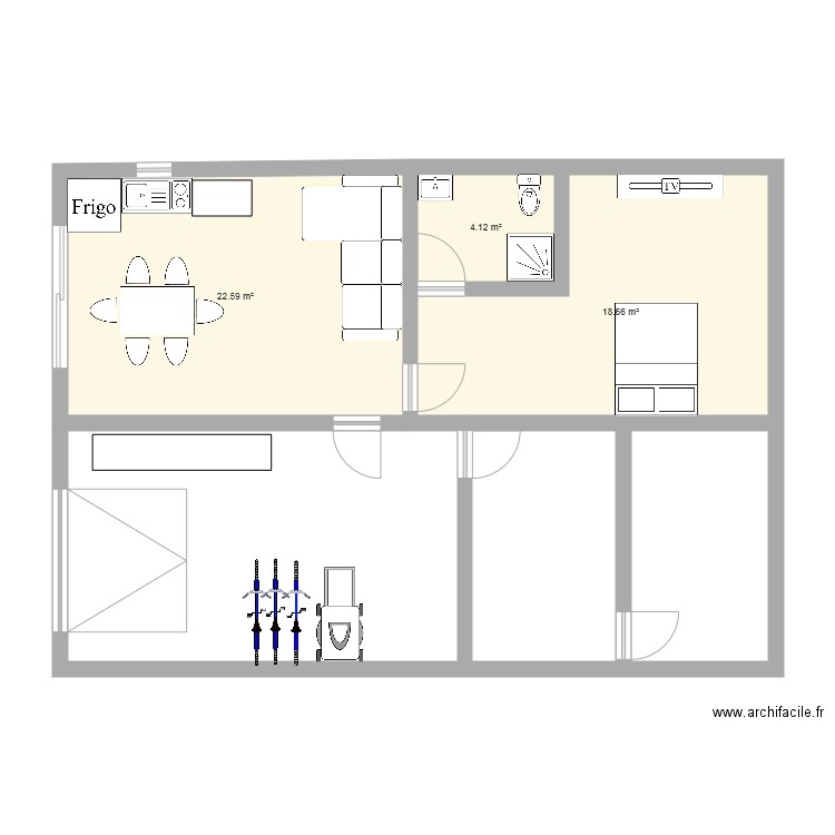 Aménagement sous sol. Plan de 0 pièce et 0 m2