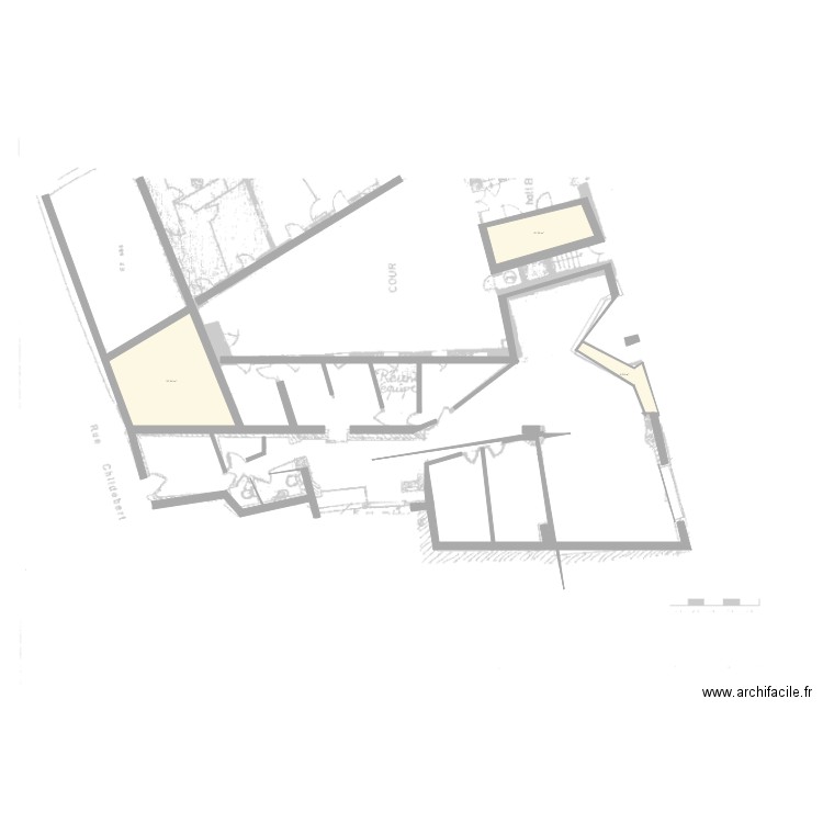 Md301. Plan de 3 pièces et 47 m2