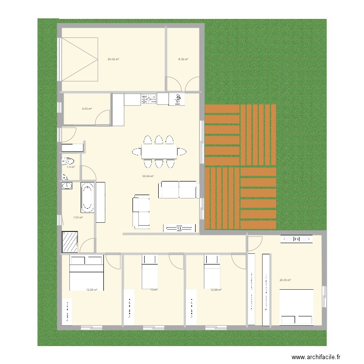 plan. Plan de 0 pièce et 0 m2