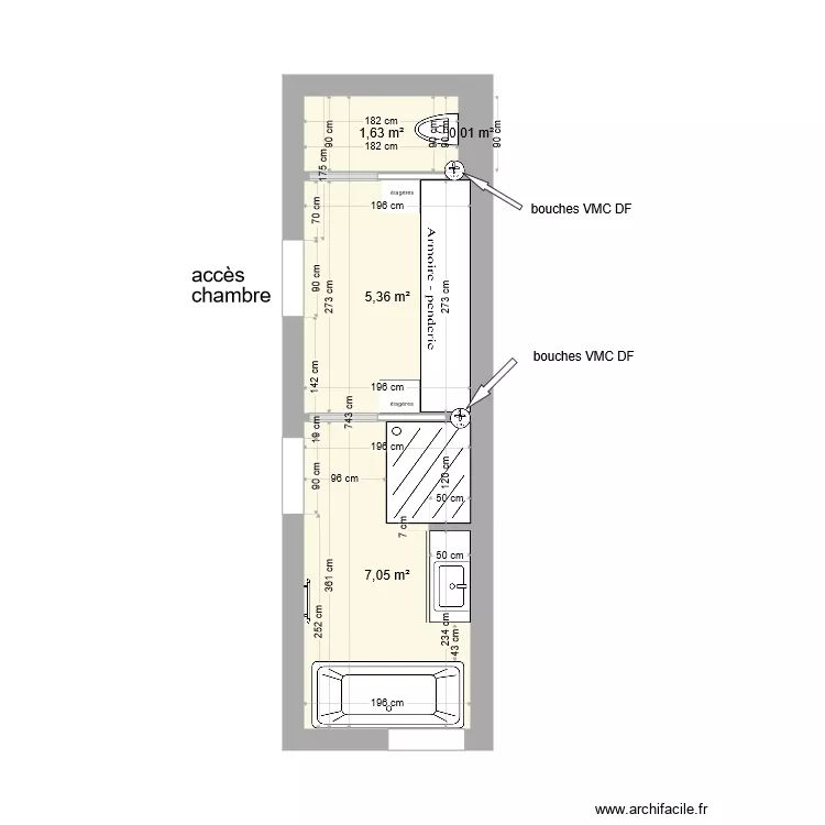 salle do parents. Plan de 