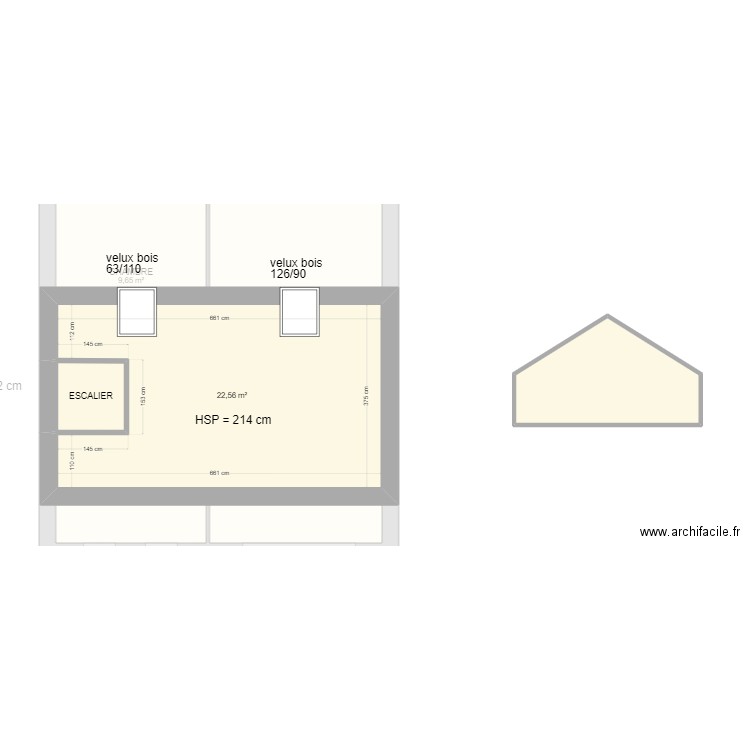 ADAHLALI . Plan de 14 pièces et 120 m2