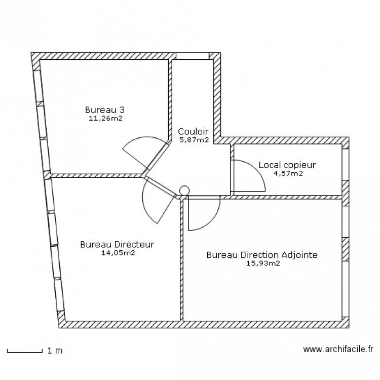 BUREAU 2. Plan de 0 pièce et 0 m2