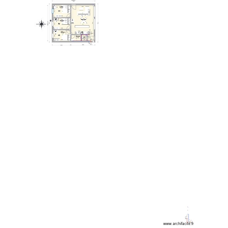 Porch MAZ Chambre Ouest int ext. Plan de 0 pièce et 0 m2